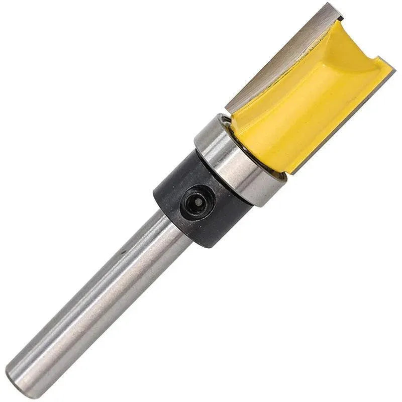 3PCS 1/4inch Shank Flute Flush Trim Router Bit Set Top Bearing Milling Cutter Kit