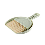 Mini Desktop Sweep Cleaning Brush Keyboard Brush Small Broom Dustpan Set - Blue - Close-Up Angle