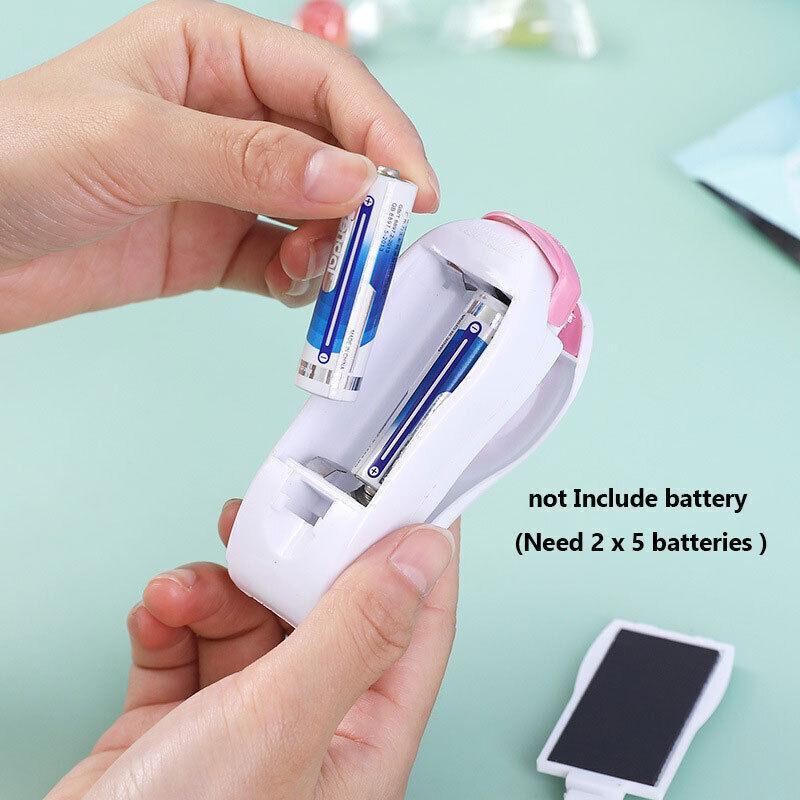 Handheld Mini Heat Sealer Poly Bag Sealing Machine Food Portable Plastic Small - White