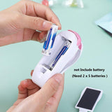 Handheld Mini Heat Sealer Poly Bag Sealing Machine Food Portable Plastic Small - White - Side View