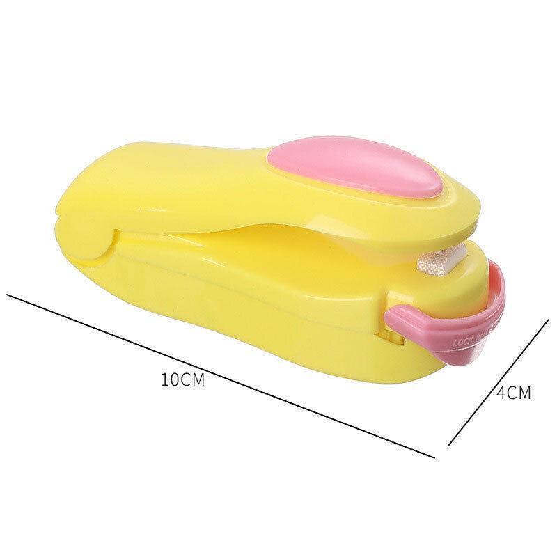 Handheld Mini Heat Sealer Poly Bag Sealing Machine Food Portable Plastic Small - White