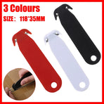 Mini Utility Knife Box Cutter Small Letter Opener for Envelope Package Food Bag - Red