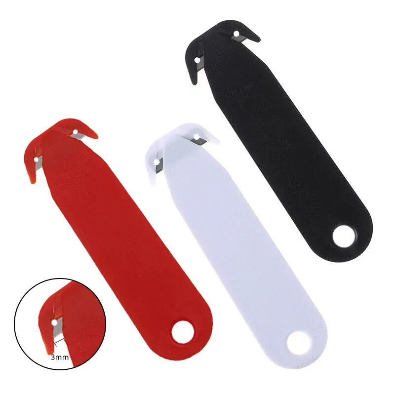Mini Utility Knife Box Cutter Small Letter Opener for Envelope Package Food Bag - Red