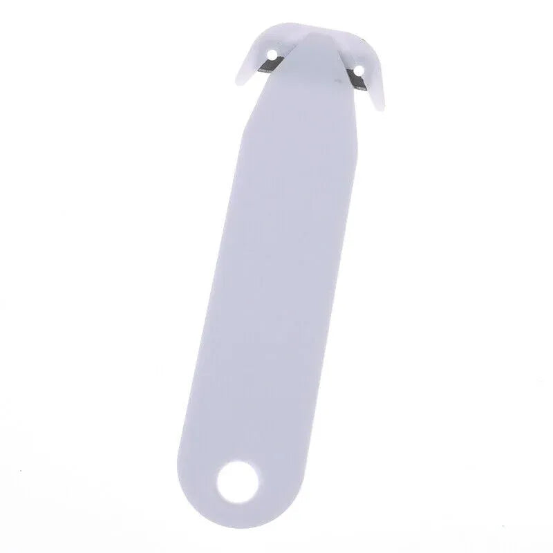 Mini Utility Knife Box Cutter Small Letter Opener for Envelope Package Food Bag - White