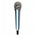 Mini Microphone Portable Vocal Instrument Mic for Mobile Phone Laptop Notebook - Silver