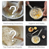 Stainless Steel Double Eye Coil Flour Mixer Household Baking Tool Egg Beate - Extra Image