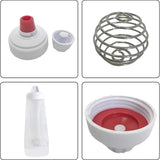 1000ml Hand Crank Batter Dispenser Mixing Jug with Scale for Muffins Pancakes - Extra Image