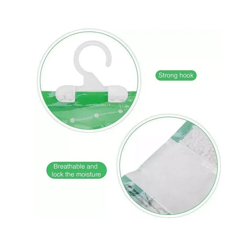Moisture Absorbent Bag Hanging Wardrobe Closet Dehumidizer Desiccant Bag Austock