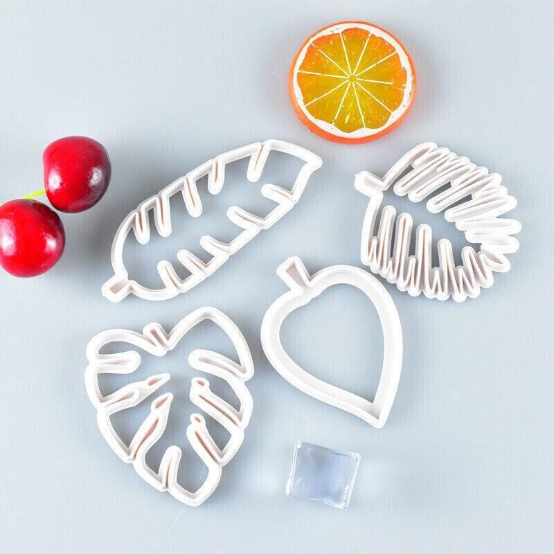 Palm Tree Turtle Leaf Cookies Biscuit Cutter Fondant Mould Cake Sugarcraft Mold