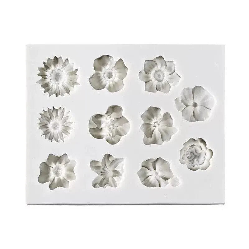 3D Silicone Flower Lace Fondant Mould Cake Border Decor Baking Mold Sugarcraftau, image 2
