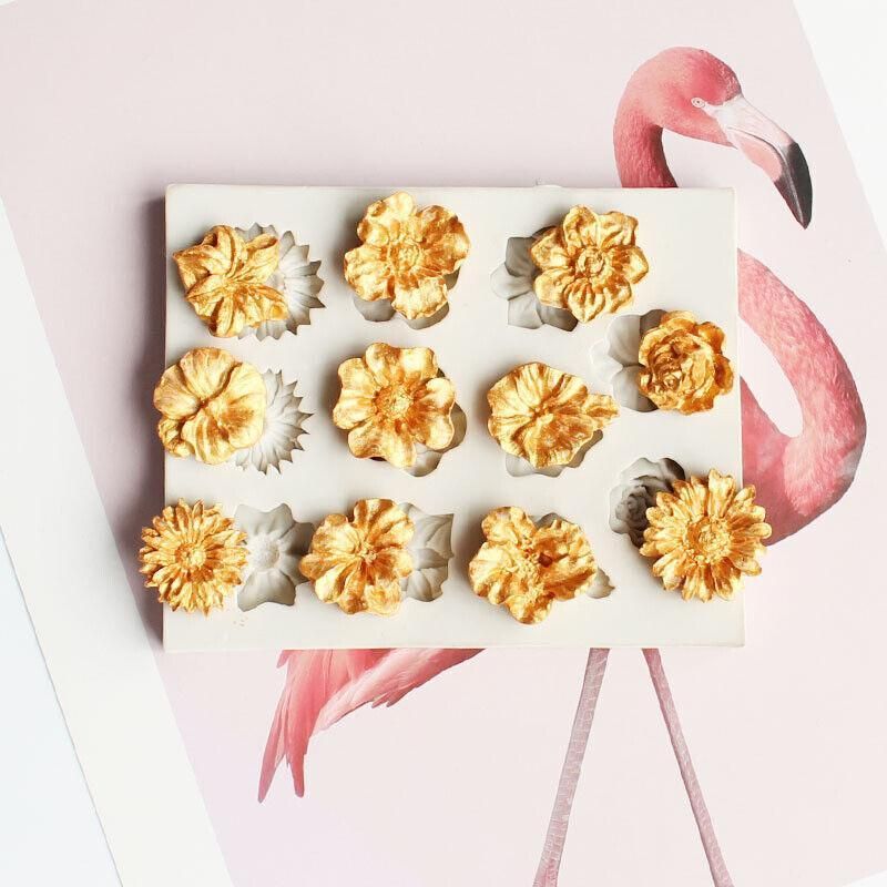3D Silicone Flower Lace Fondant Mould Cake Border Decor Baking Mold Sugarcraftau, image 5