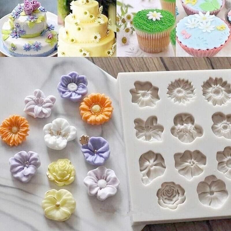 3D Silicone Flower Lace Fondant Mould Cake Border Decor Baking Mold Sugarcraftau, image 7