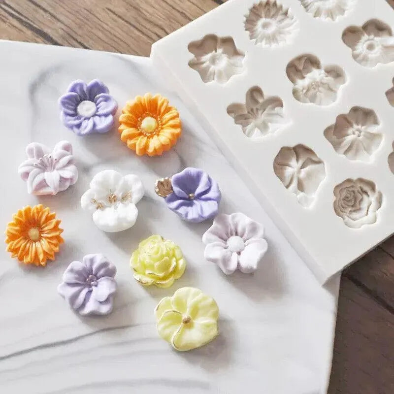 3D Silicone Flower Lace Fondant Mould Cake Border Decor Baking Mold Sugarcraftau, image 9