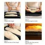 Silicone Cake Mould Oval 4 Compartment Non Stick Baking Pan Home Kitchen Tools
