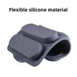 Silicone Cake Mould Oval 4 Compartment Non Stick Baking Pan Home Kitchen Tools - Low Angle