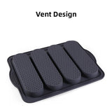 Silicone Cake Mould Oval 4 Compartment Non Stick Baking Pan Home Kitchen Tools - Extra Image