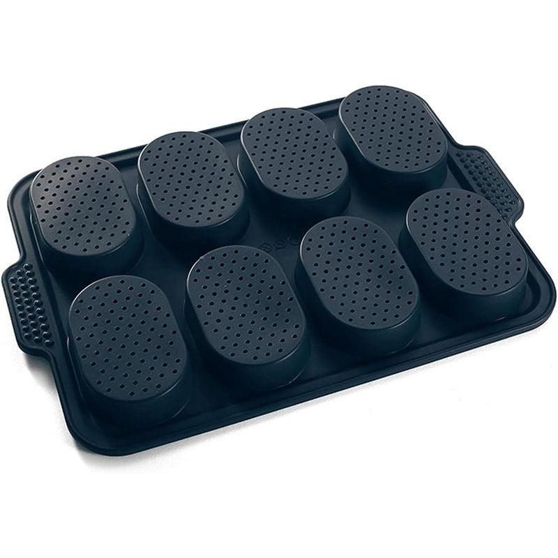 Silicone Cake Mould Oval 8 Compartment Non Stick Baking Pan Kitchen Tools Set