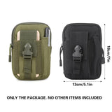 Outdoor Tactical Waist Bag Durable for Hiking Camping Travel Sports - Top-Down View