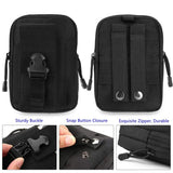 Outdoor Tactical Waist Bag Durable for Hiking Camping Travel Sports - Close-Up Angle