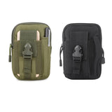 Outdoor Tactical Waist Bag Durable for Hiking Camping Travel Sports - Side View