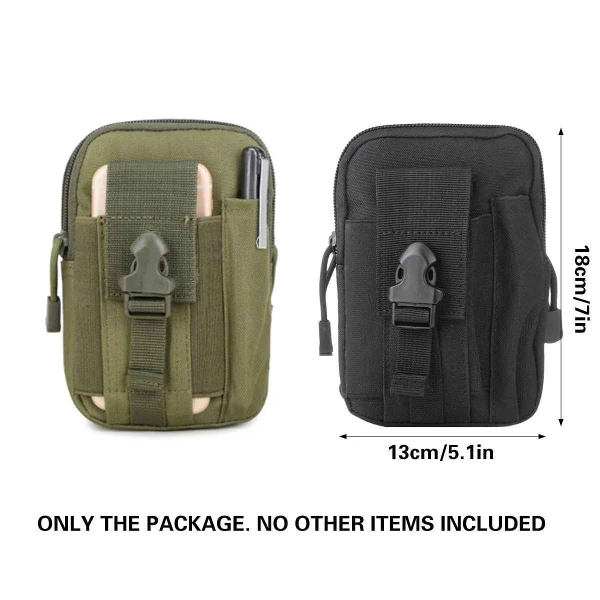 Outdoor Tactical Waist Bag Durable for Hiking Camping Travel Sports