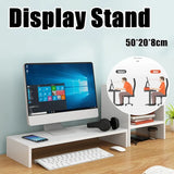Home Office Computer Monitor Riser Stand Desk Storage Shelf