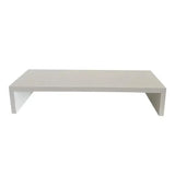 Home Office Computer Monitor Riser Stand Desk Storage Shelf - Front View