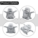 Stone Buddha Statue Fish Tank Decor Landscape Ornament Garden Sculpture Display - Low Angle