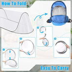 Portable Foldable Mosquito Net Pop-Up Travel Tent for Indoor Outdoor Use