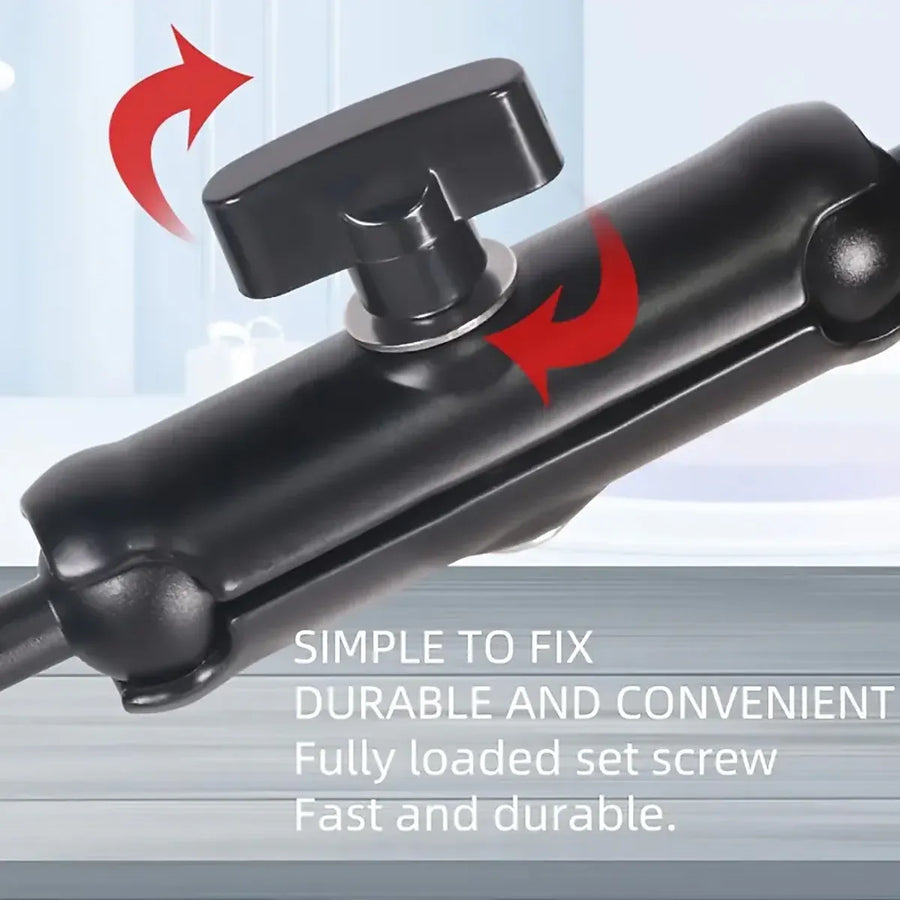 Motorcycle Phone Camera Mount Anti Shake for Bike Scooter Navigation Secure - M