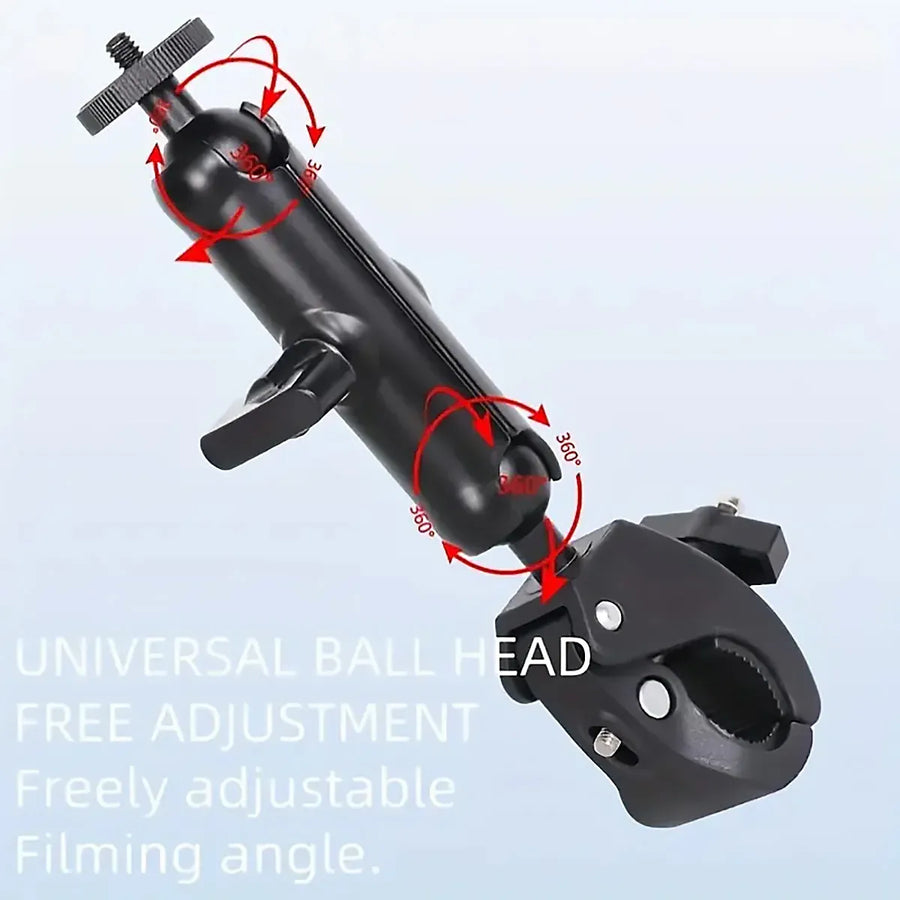 Motorcycle Phone Camera Mount Anti Shake for Bike Scooter Navigation Secure - M