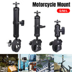 Motorcycle Phone Camera Mount Anti Shake for Bike Scooter Navigation Secure - S