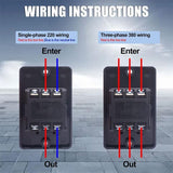 Motor Drill Switch Push Button For 10A 380V Kao-5 On/Off Water Proof Machine
