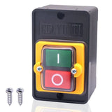 Motor Drill Switch Push Button For 10A 380V Kao-5 On/Off Water Proof Machine - Low Angle