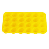 24 Cavity Pan Tray Silicone Mini Cupcake Cookie Baking Mold Au - Red