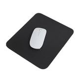 Pu Leather Gaming Mouse Pad Desk Mat Anti-Slip Speed Mousepad 22X22Cm Waterproof - Black