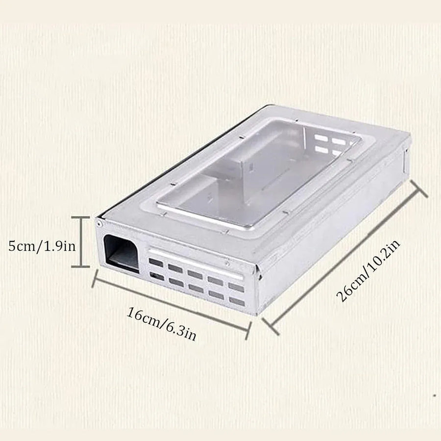 Humane Rodent Catcher Reusable Pest Control Box Enclosed Design for Home Use
