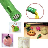 Polymer Clay Gun Extruder Sculpey Sculpting Tool with 20 Discs Cake Tool Craft - 45-Degree Angle