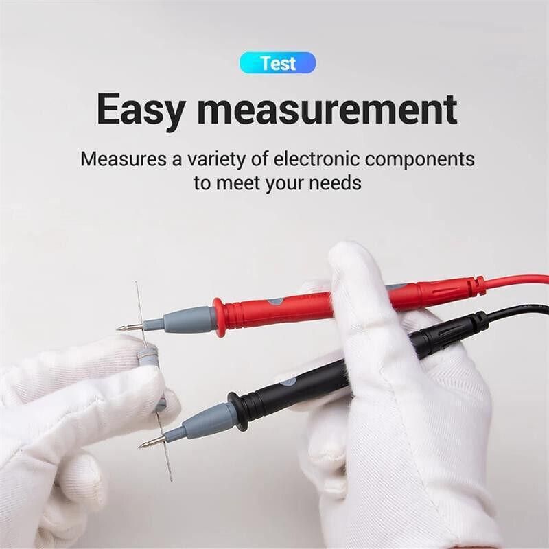 1000V 20A Multimeter Test Lead Set with PVC Probe Pen for Electrical Testing
