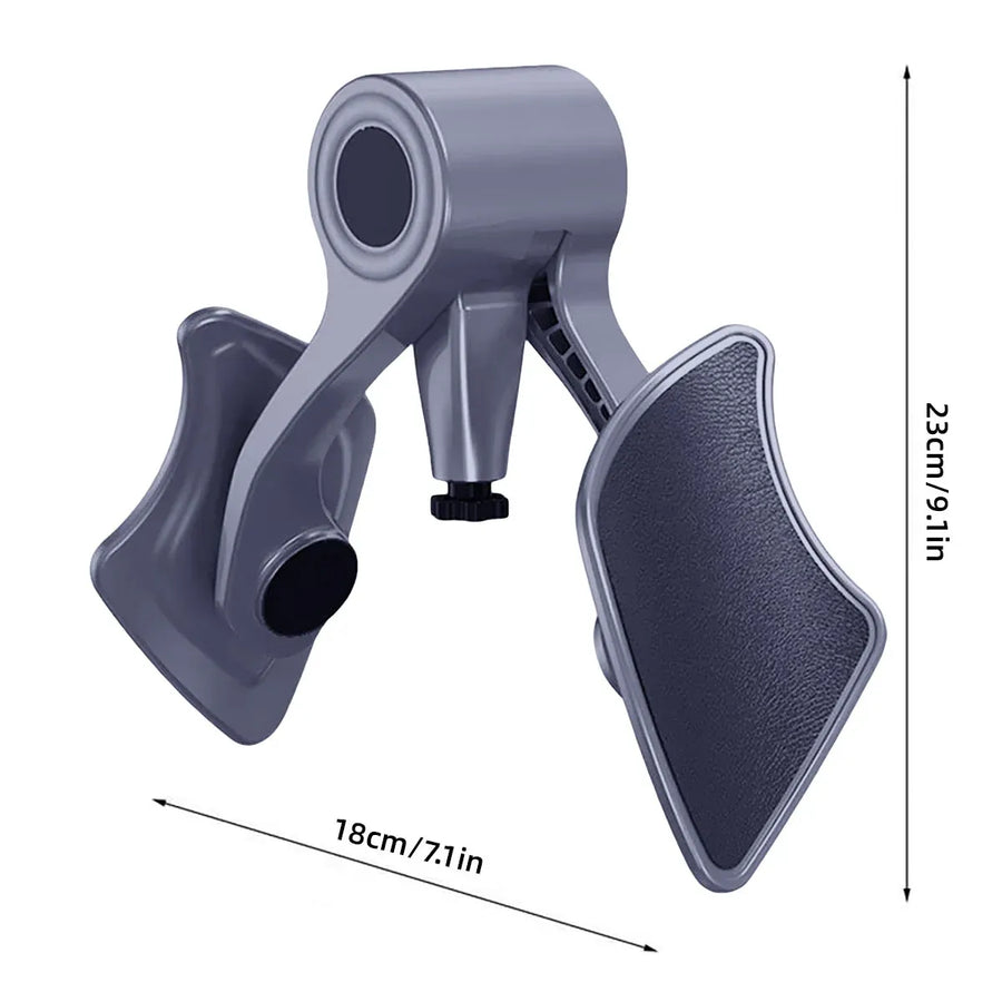 Hip Trainer Kegel Exerciser For Inner Thigh Leg Arm Pelvic Floor Muscle Buttocks - Grey