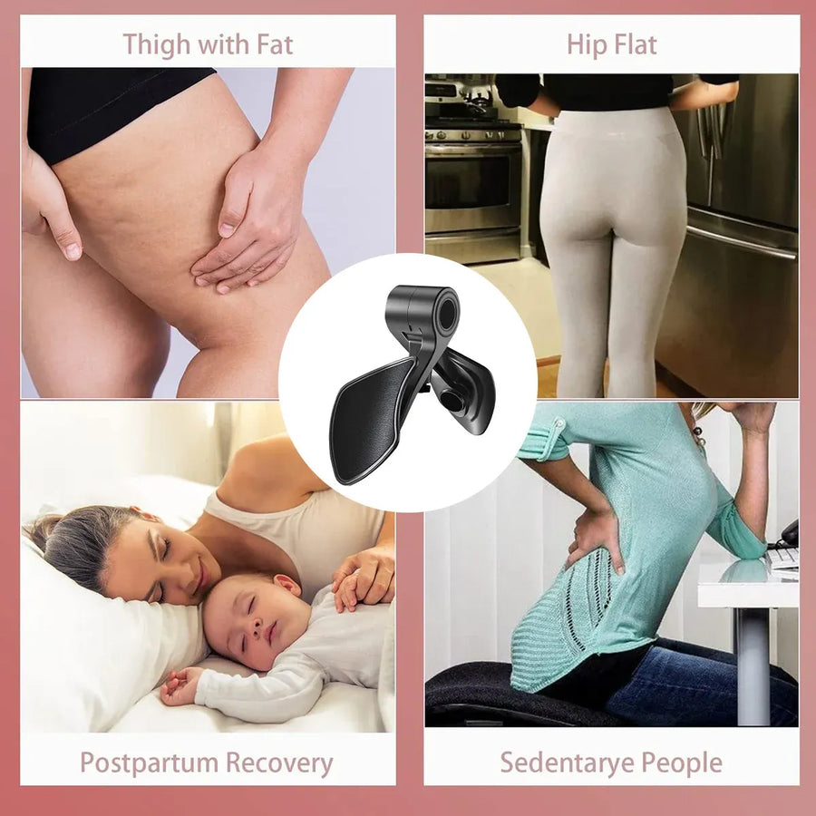 Hip Trainer Kegel Exerciser For Inner Thigh Leg Arm Pelvic Floor Muscle Buttocks - Grey