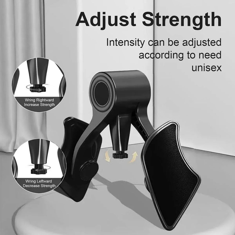Hip Trainer Kegel Exerciser For Inner Thigh Leg Arm Pelvic Floor Muscle Buttocks - Grey