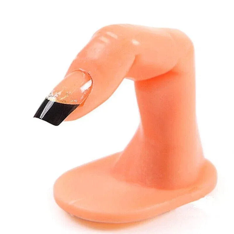 5PCS Model Fake Display Hand Nail Art Practice Finger For Training Manicure