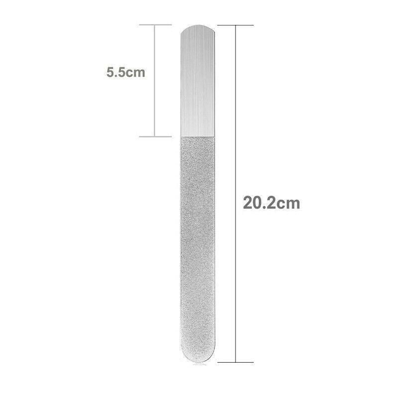 Diamond Nail File for Hand Foot Care Manicure Podiatry Tool 20.2cm - 2PCS