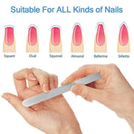 Diamond Nail File for Hand Foot Care Manicure Podiatry Tool 20.2cm - 2PCS