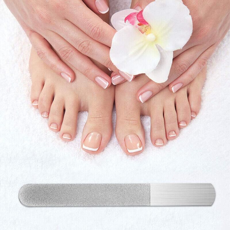 Diamond Nail File for Hand Foot Care Manicure Podiatry Tool 20.2cm - 2PCS