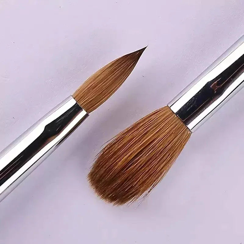 Kolinsky Acrylic Nail Art Brush Manicure Powder Professional Tools Size 2-18 - 4#