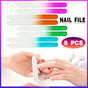 8X Durable Nail File Crystal Glass Buffer Art Files Manicure Device Acrylic Gel