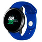 Silicone Watch Band 22mm Strap Replacement Wristband Soft Adjustable 228mm - Blue