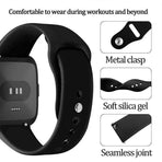 Small Size For Fitbit Versa / Versa Lite Versa2 Replacement Band Silicone Strap Wristband - White